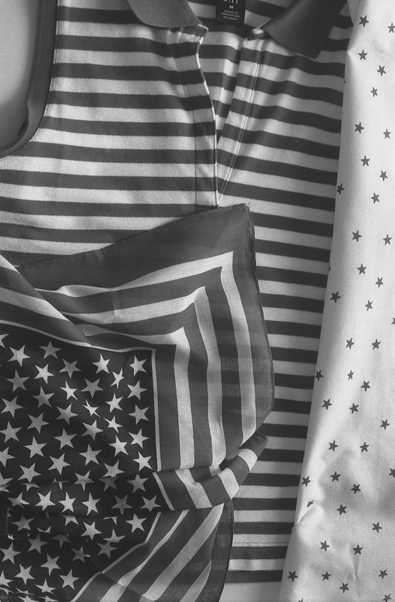 photo of clothing with stars and stripes decoration